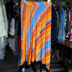Cato Bold Stripes and Colors Skirt
